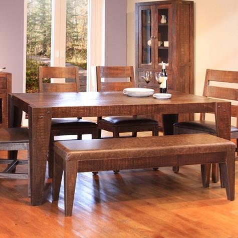 International Furniture Direct Monte Carlo Rectangular Dinner Table Steger S Furniture Kitchen Tables