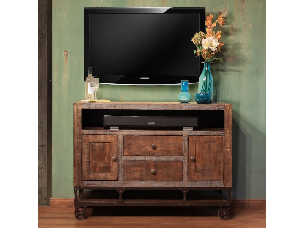 International Furniture Direct Urban Gold Ifd560stand 52 Solid Wood Tv Stand International Furniture Direct Urban Gold52