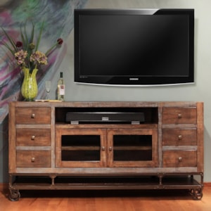 International Furniture Direct Urban Gold Ifd560stand 76 76 Solid Wood Tv Stand Dunk Bright Furniture Tv Stands Simple style with natural hint, for contemporary interior layouts. international furniture direct