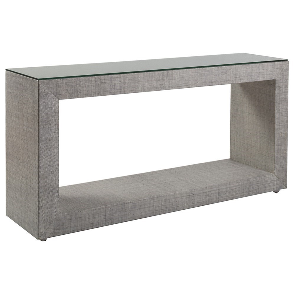 Artistica Precept 2077 966c Contemporary Console Table With Glass Top Baer S Furniture Sofa Tables Consoles