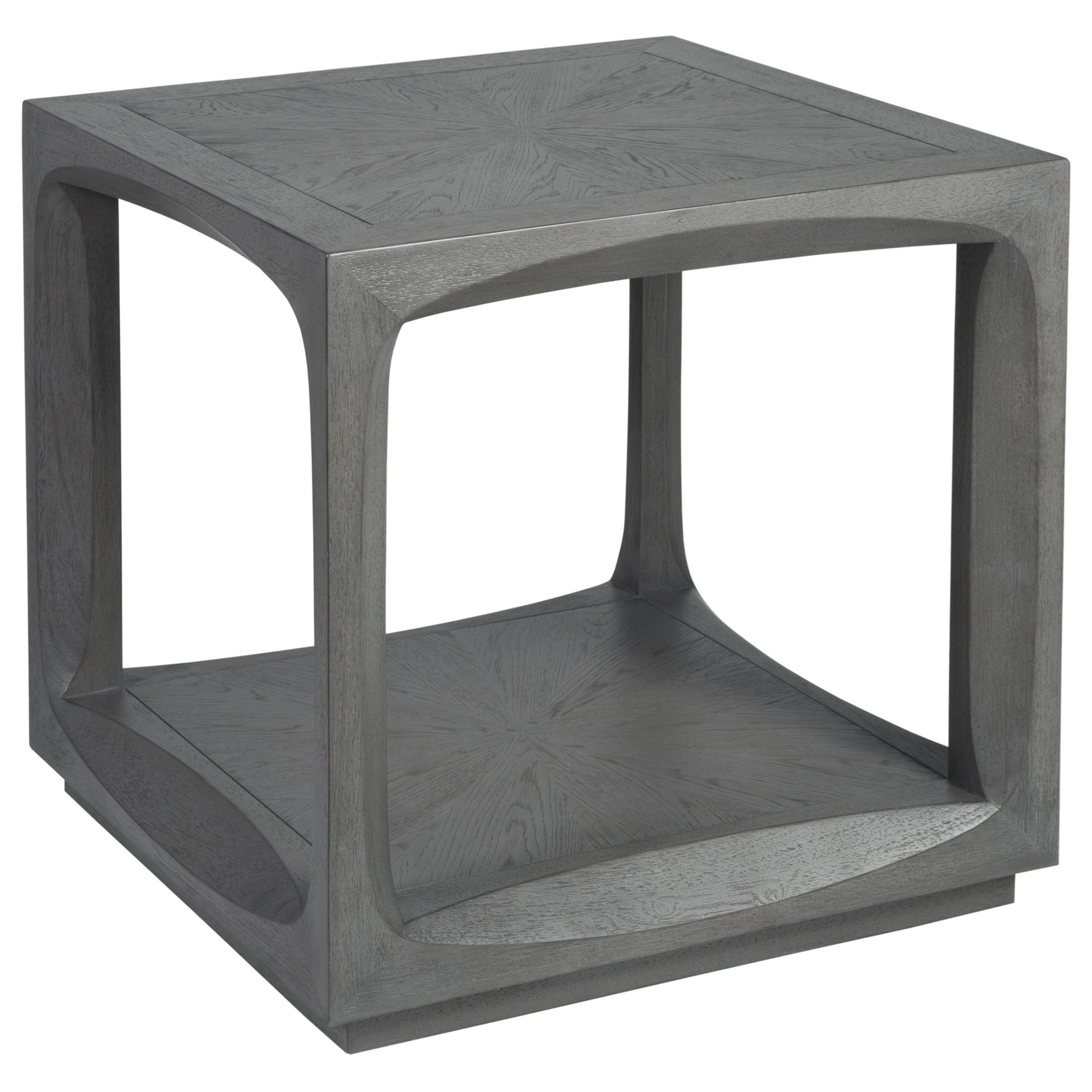 Transitional Square End Table