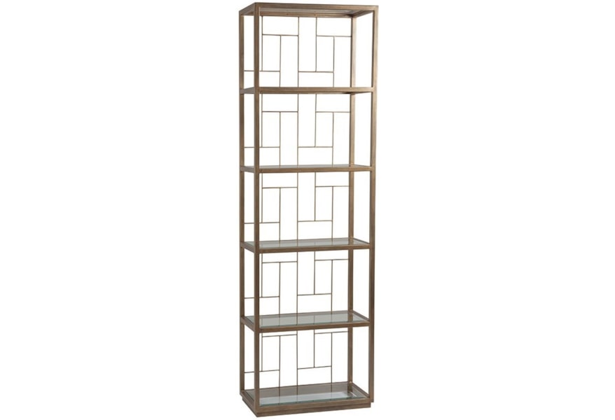 Artistica Artistica Metal Honeycomb Mid Geo Slim Etagere With Five