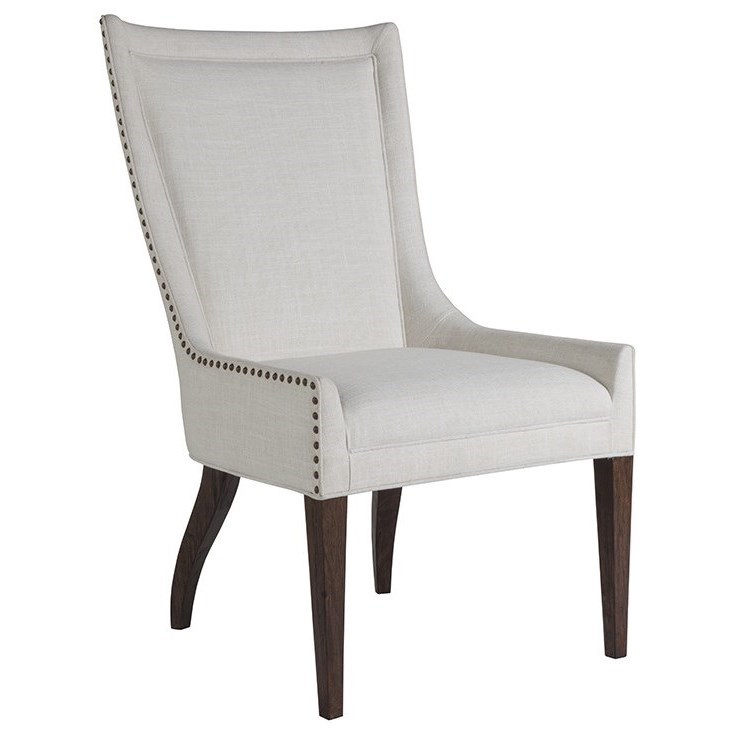 Artistica Cohesion Josephine Upholstered Side Chair With Nailheads