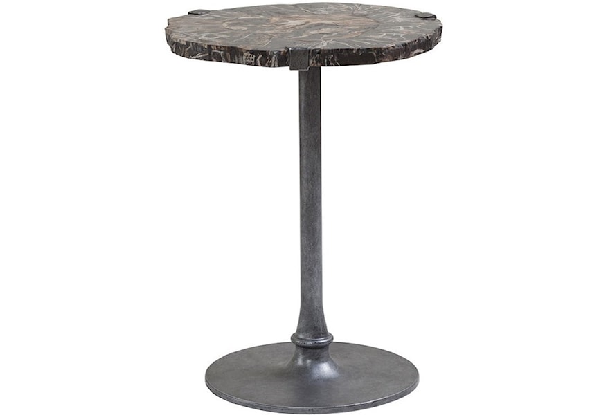 Artistica Peck 2035 954 Kane Spot Table With Petrified Wood