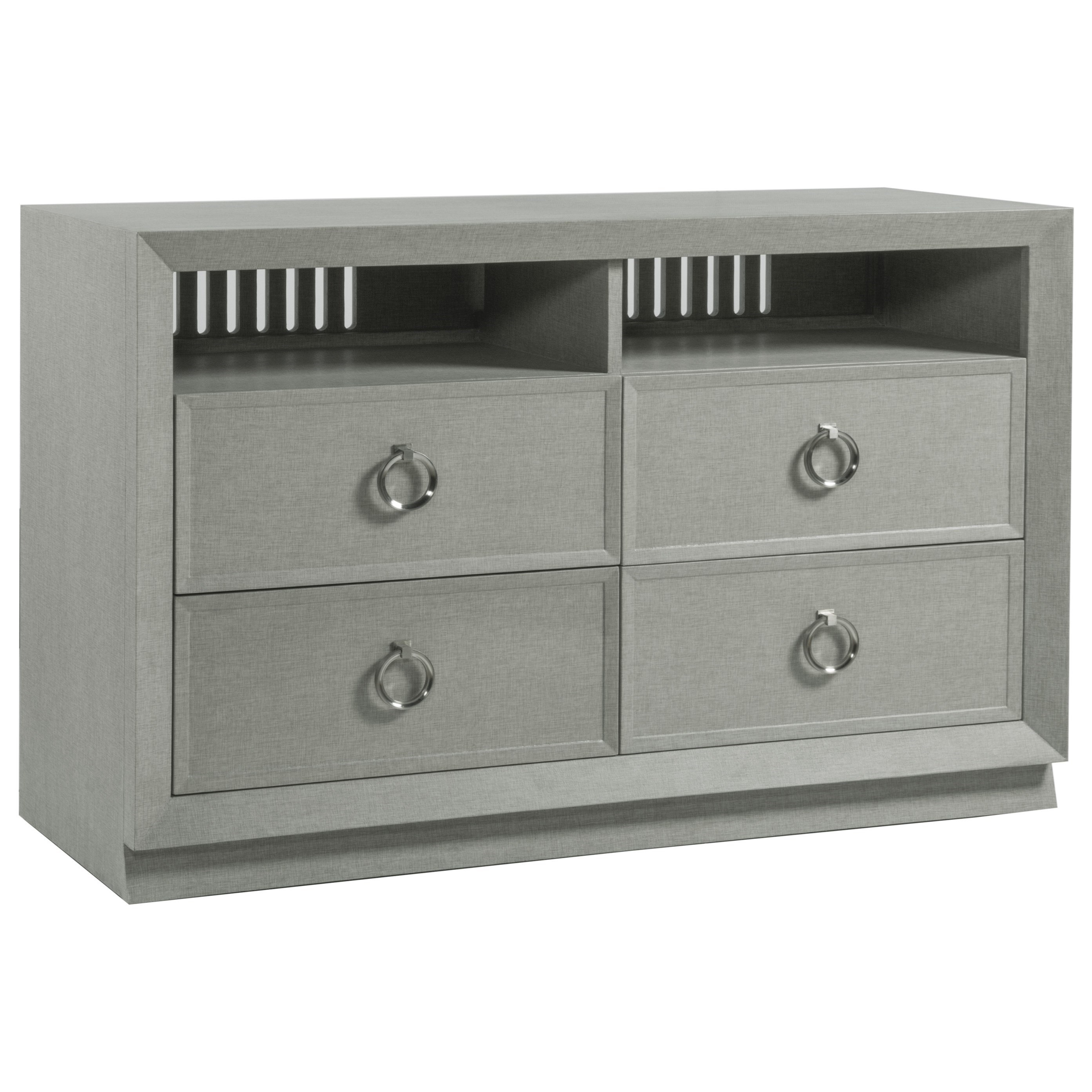 Contemporary 4-Drawer Media Console