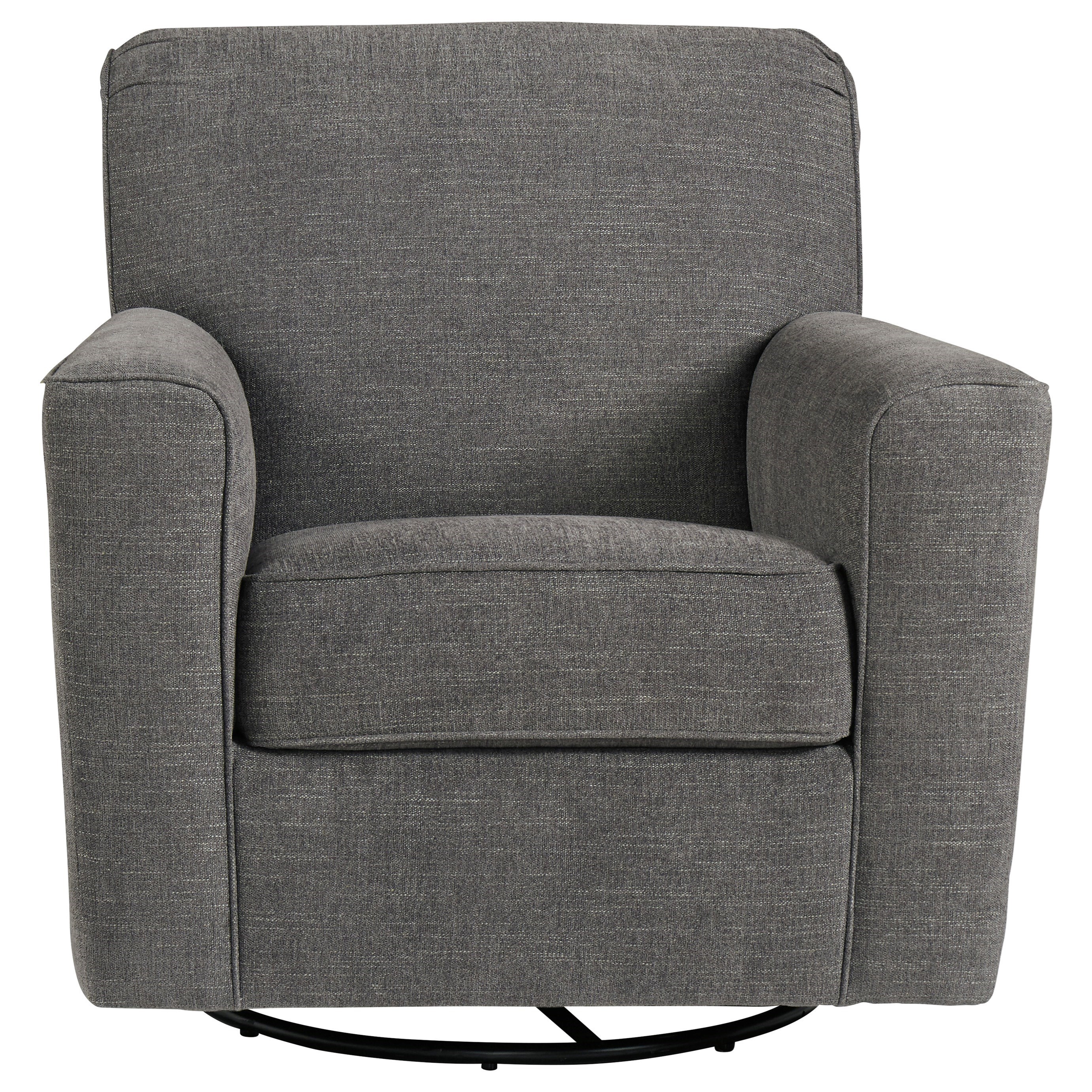 gray swivel rocker