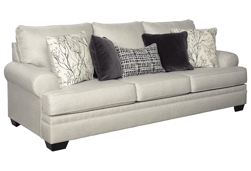 Ashley Furniture Antonlini 106321247 Queen Sleeper Fog Sofa | Sam ...