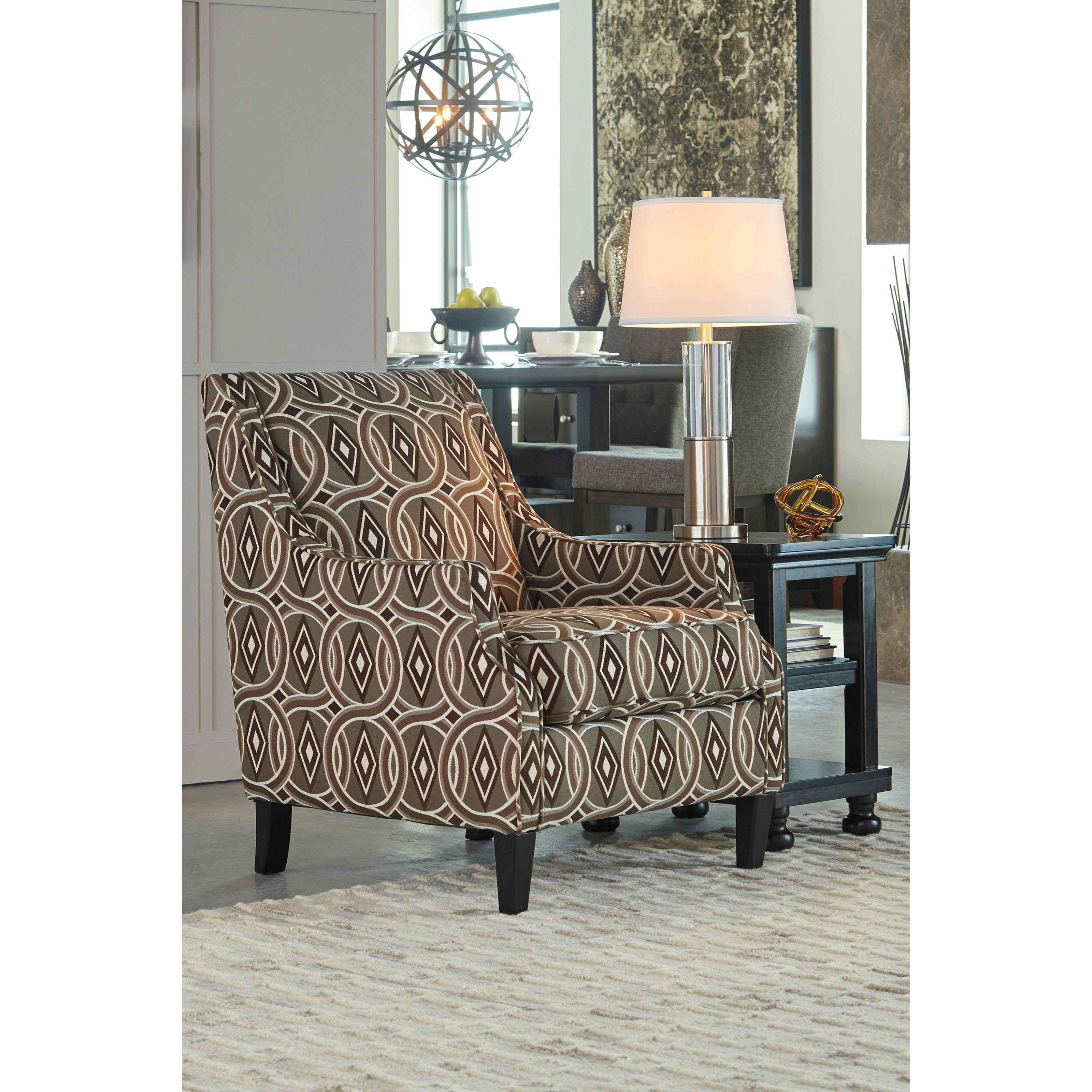 Ashley Furniture Bernat 3510021 Accent Chair With Scoop Arms Becker Furniture World Upholstered Chairs