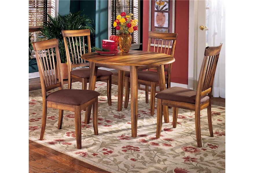 Ashley Furniture Brill 5 Piece Dining Set With Drop Leaf Table 4 Side Chairs Crowley Furniture Mattress Dining 5 Piece Sets