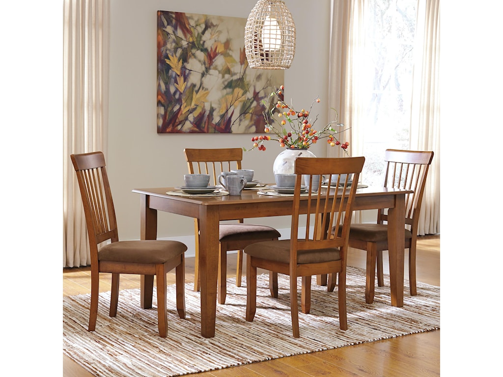 Ashley Furniture Berringer 5 Piece 36x60 Table Chair Set Sheely S Furniture Appliance Dining 5 Piece Sets