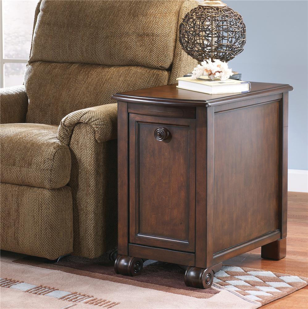 Signature Design Brookfield Chairside End Table W Drawer Fisher Home Furnishings End Tables
