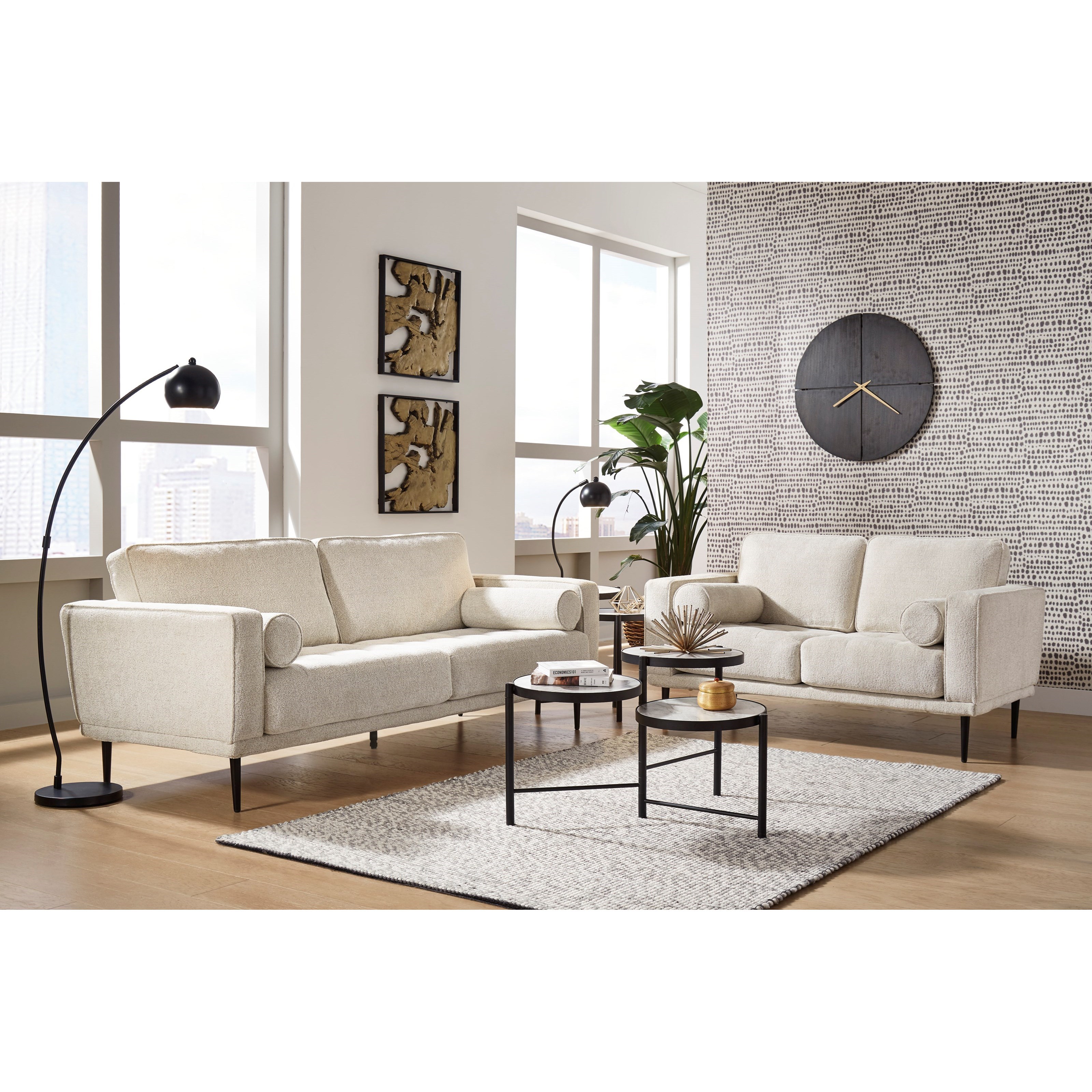 Signature Design By Ashley Caladeron Living Room Group Conlin S Furniture Stationary Living Room Groups