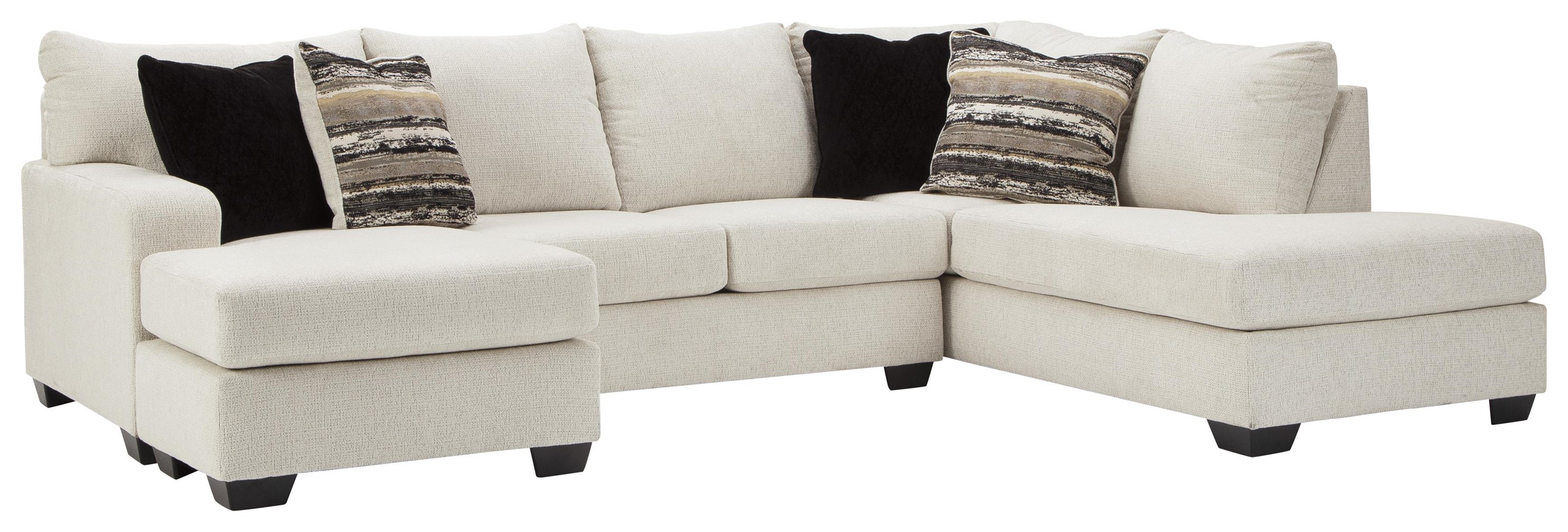 Ashley Furniture Cambri 9280102 17 11 2 Piece Chaise Sectional And Storage Ottoman Set Sam Levitz Furniture Stationary Living Room Groups