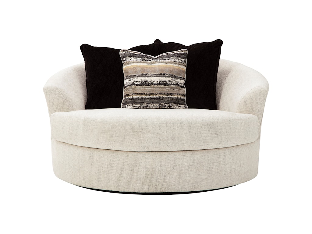 Ashley Furniture Cambri 9280121 Oversized Round Swivel Chair Sam