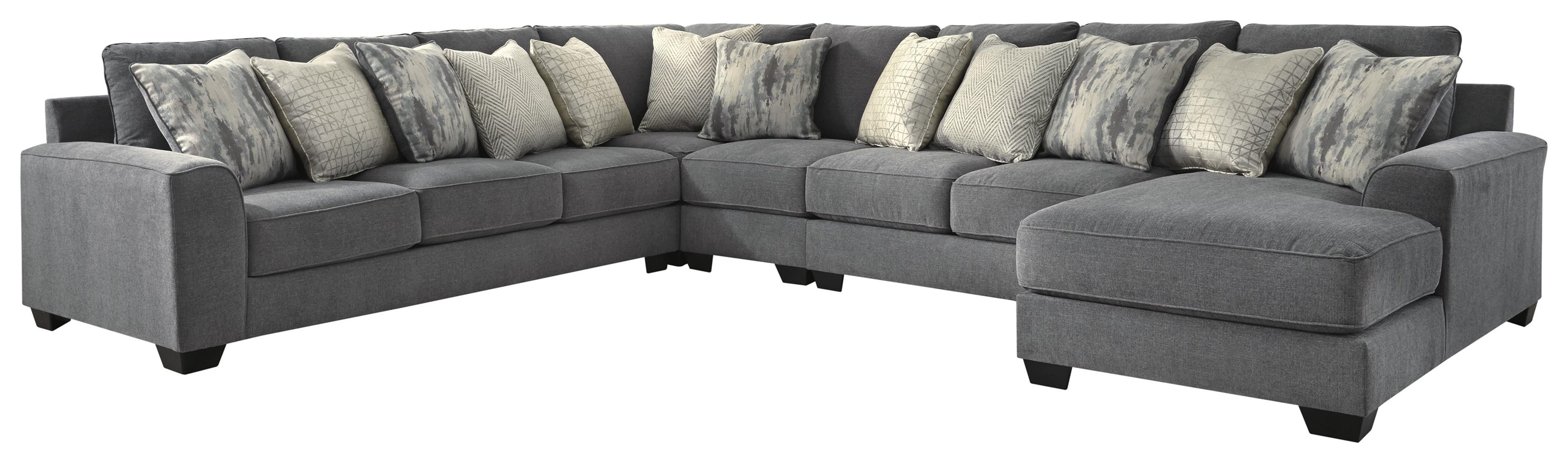 Ashley Furniture Castano 13302 66 77 46 34 17 5 Piece Grey