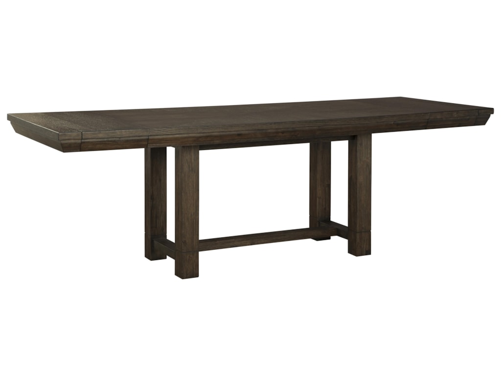 Ashley Furniture Dellbeck D748 45 Rectangular Dining Room Ext Table Sam Levitz Furniture Kitchen Tables