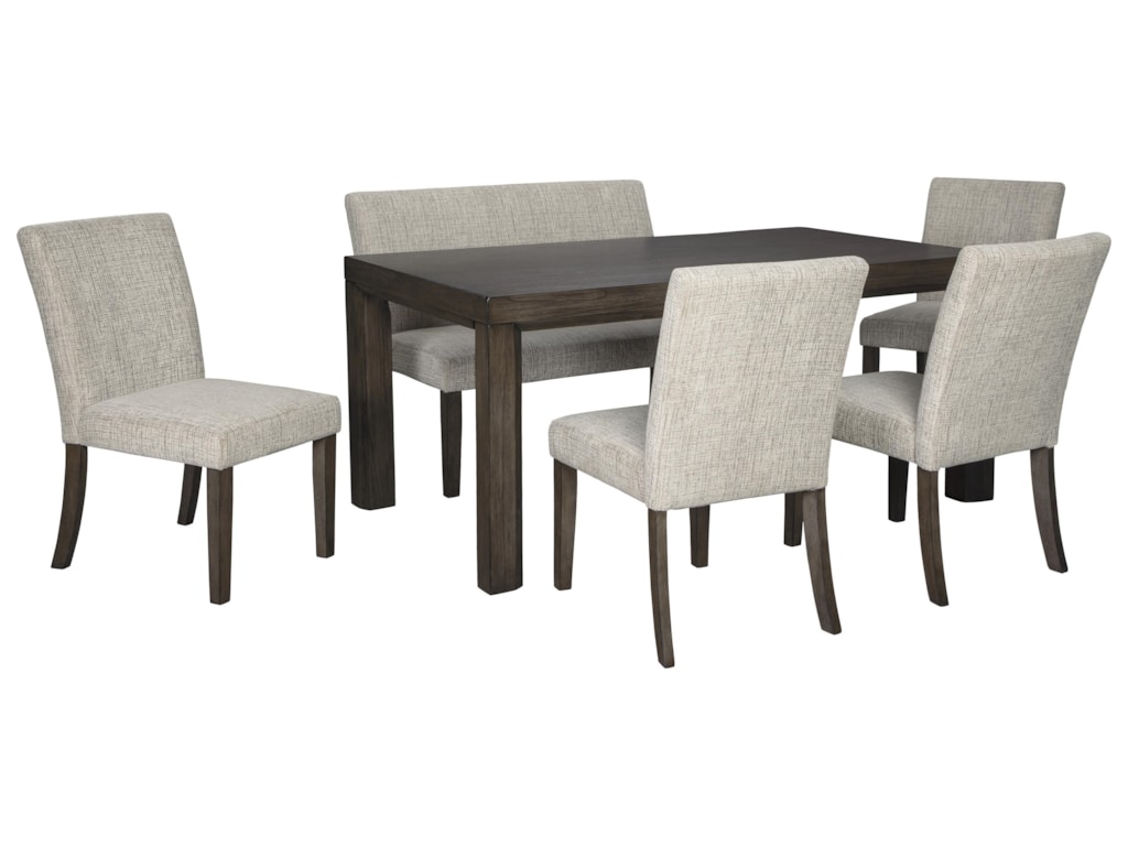 Ashley Furniture Deylin D437 25 4x01 00 6 Piece Rectangular Dining Ashley Furniture Deylin D437 25 4x01 00