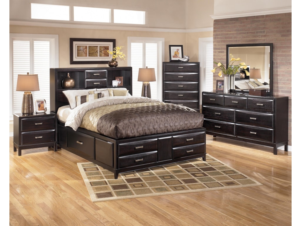 Ashley Furniture KiraKing Storage Bed