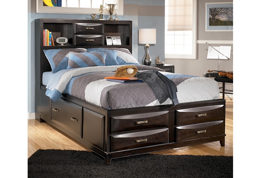 Ashley Furniture Kira Full Storage Bed Home Furnishings Direct