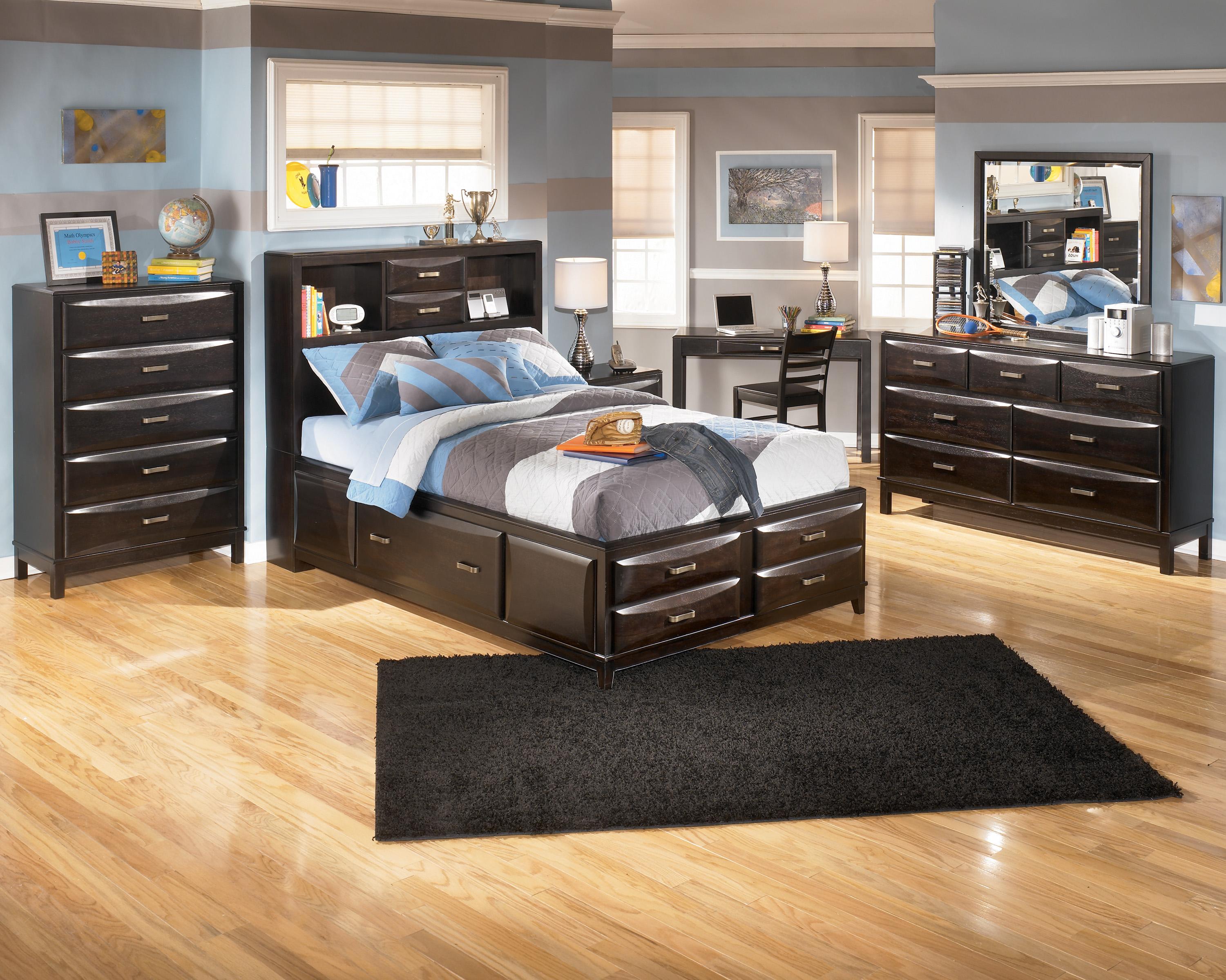 Ashley Furniture Kira Full Storage Bed AHFA Captain's Beds