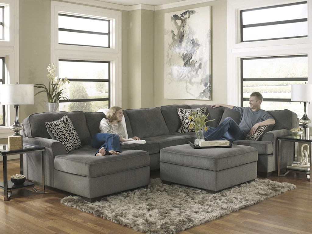Ashley Furniture Loric Household Furniture Sectional Sofas