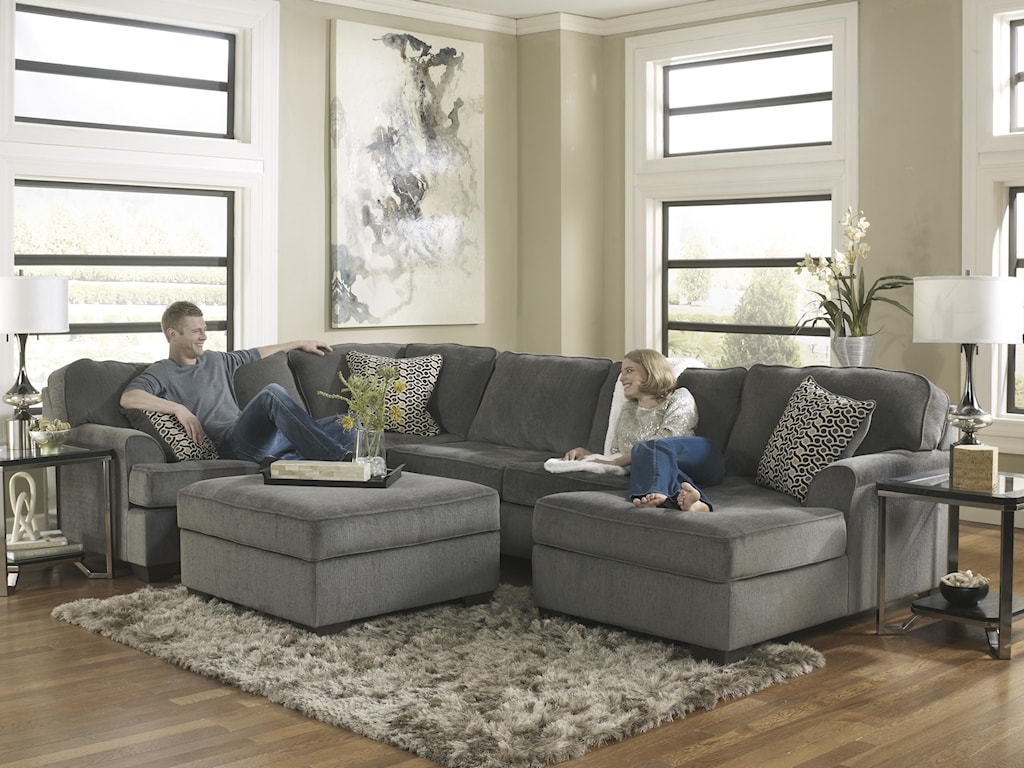 Ashley Furniture Loric Household Furniture Sectional Sofas