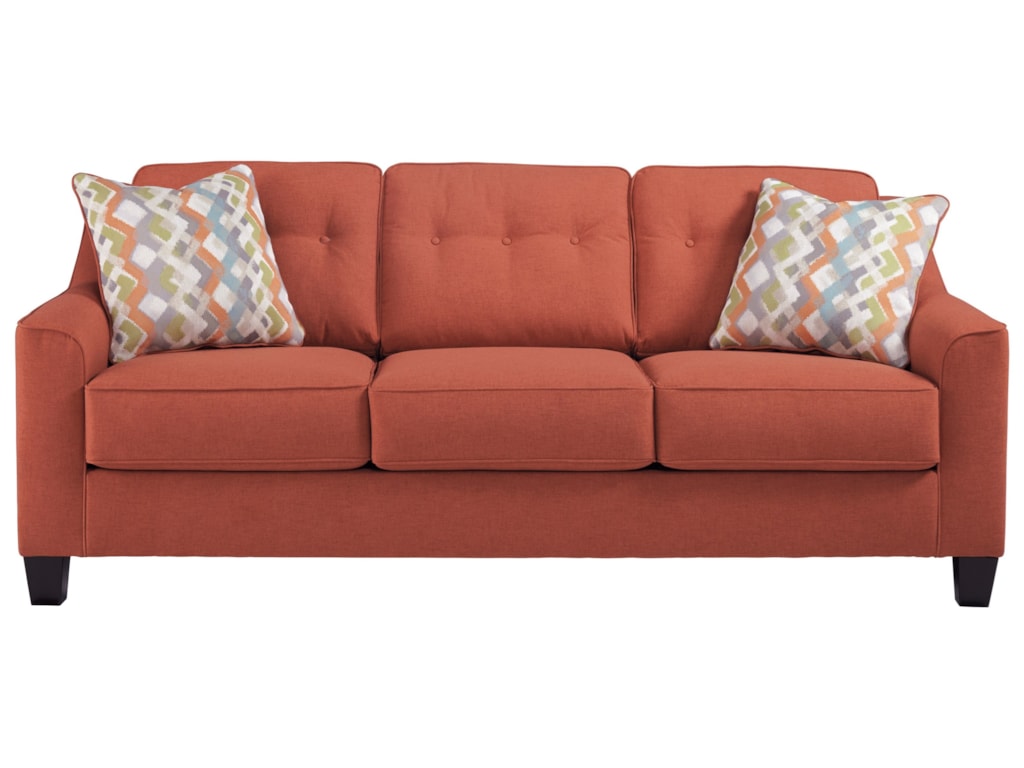 Ashley Furniture Menga 5050138 Transitional Sofa With On Tufting Ashley Furniture Mengasofa