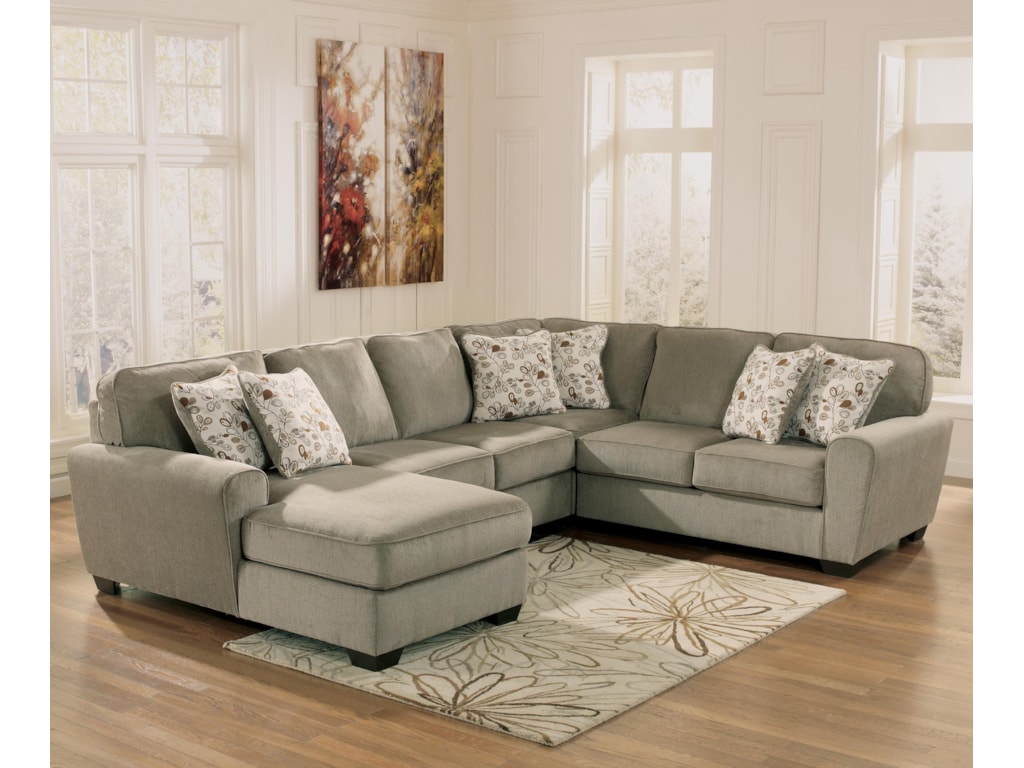 Patina 4 Piece Small Sectional With Left Chaise Patina 4 Piece Small Sectional With Left Chaise