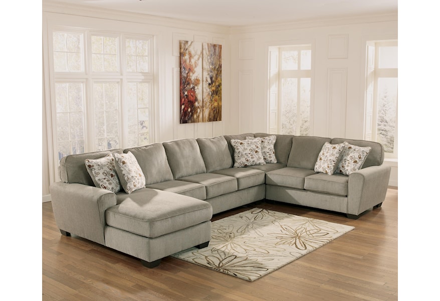 Ashley Furniture Patola Park Patina 4 Piece Sectional With Left
