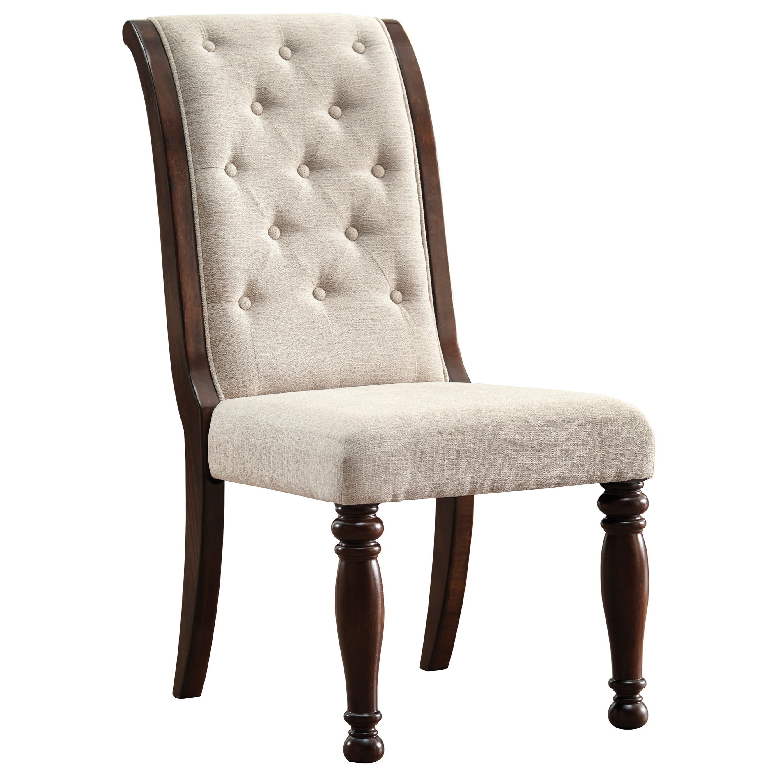 Ashley Furniture Porter Dining Upholstered Side Chair With Button Tufting Rife S Home Furniture Dining Side Chairs