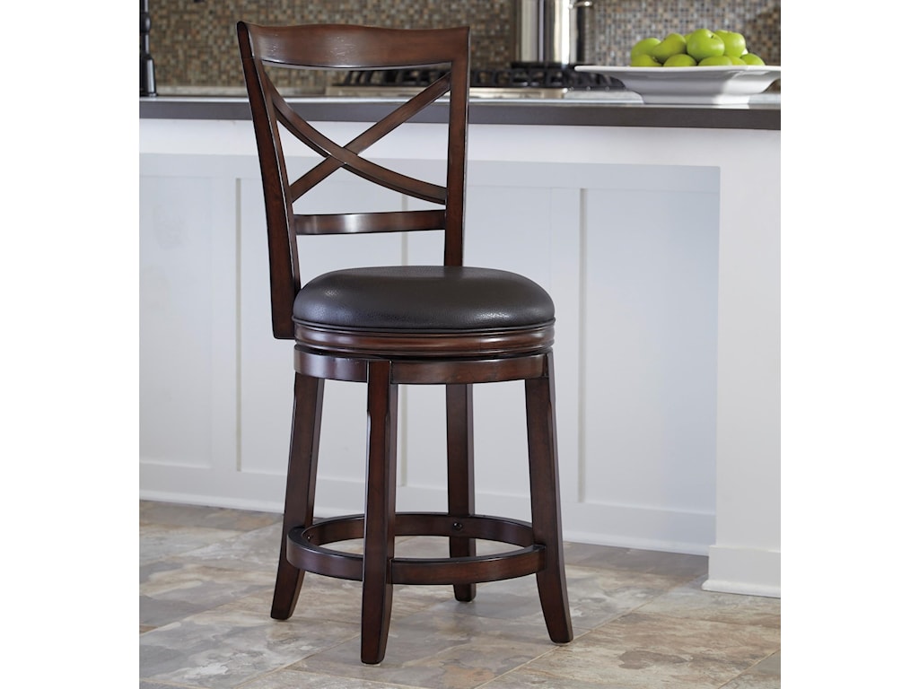 wood swivel bar stools with backs and arms