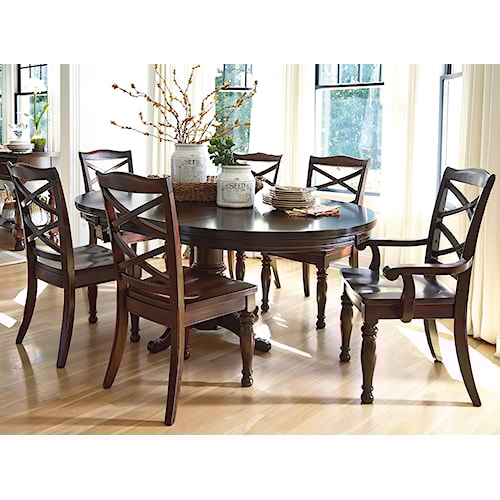 Ashley Furniture Porter 7 Piece Round Dining Table Set Efo Ashley Furniture Porter 7 Piece Round Dining Table Set