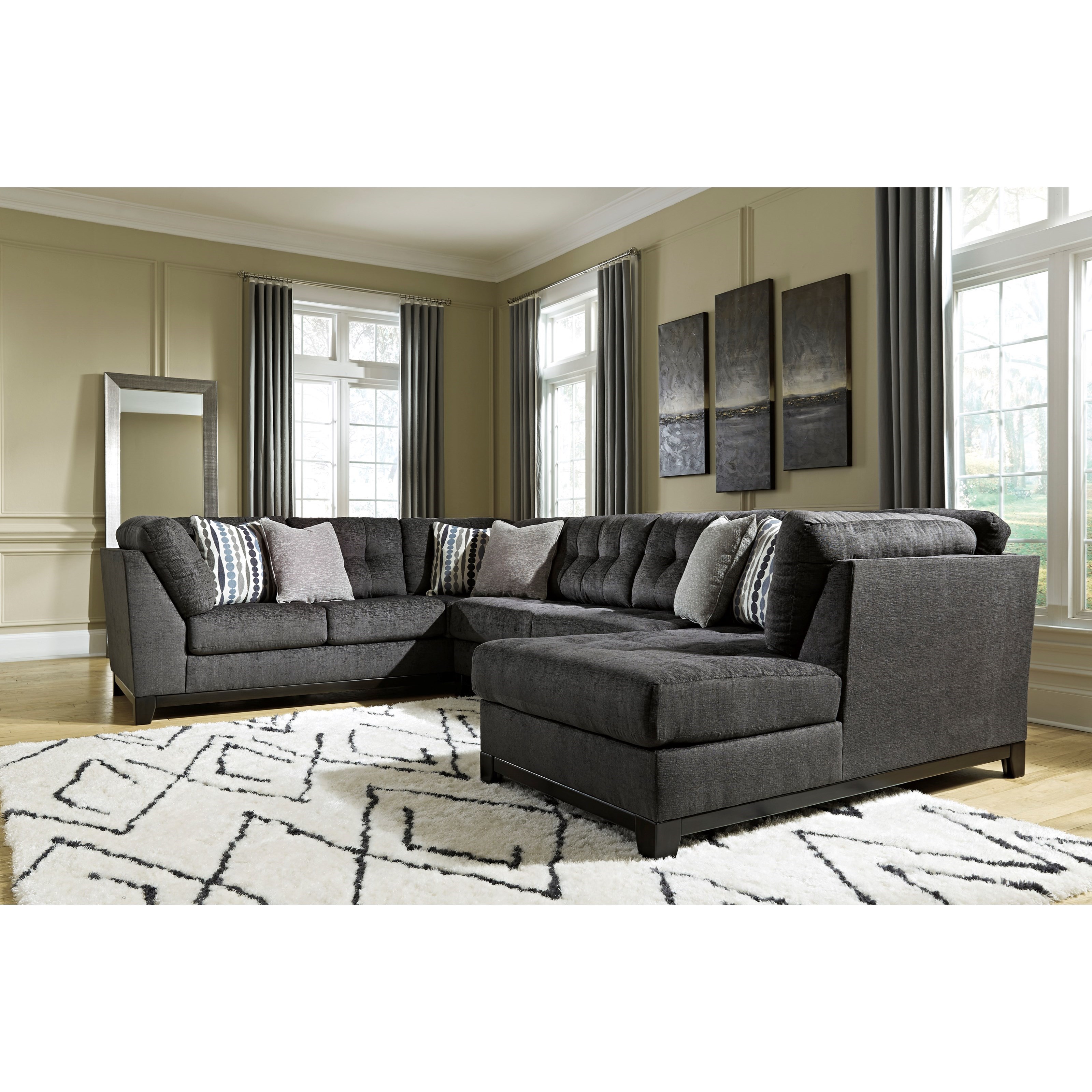 Ashley Furniture Reidshire Sectional Sofa With Right Side Chaise
