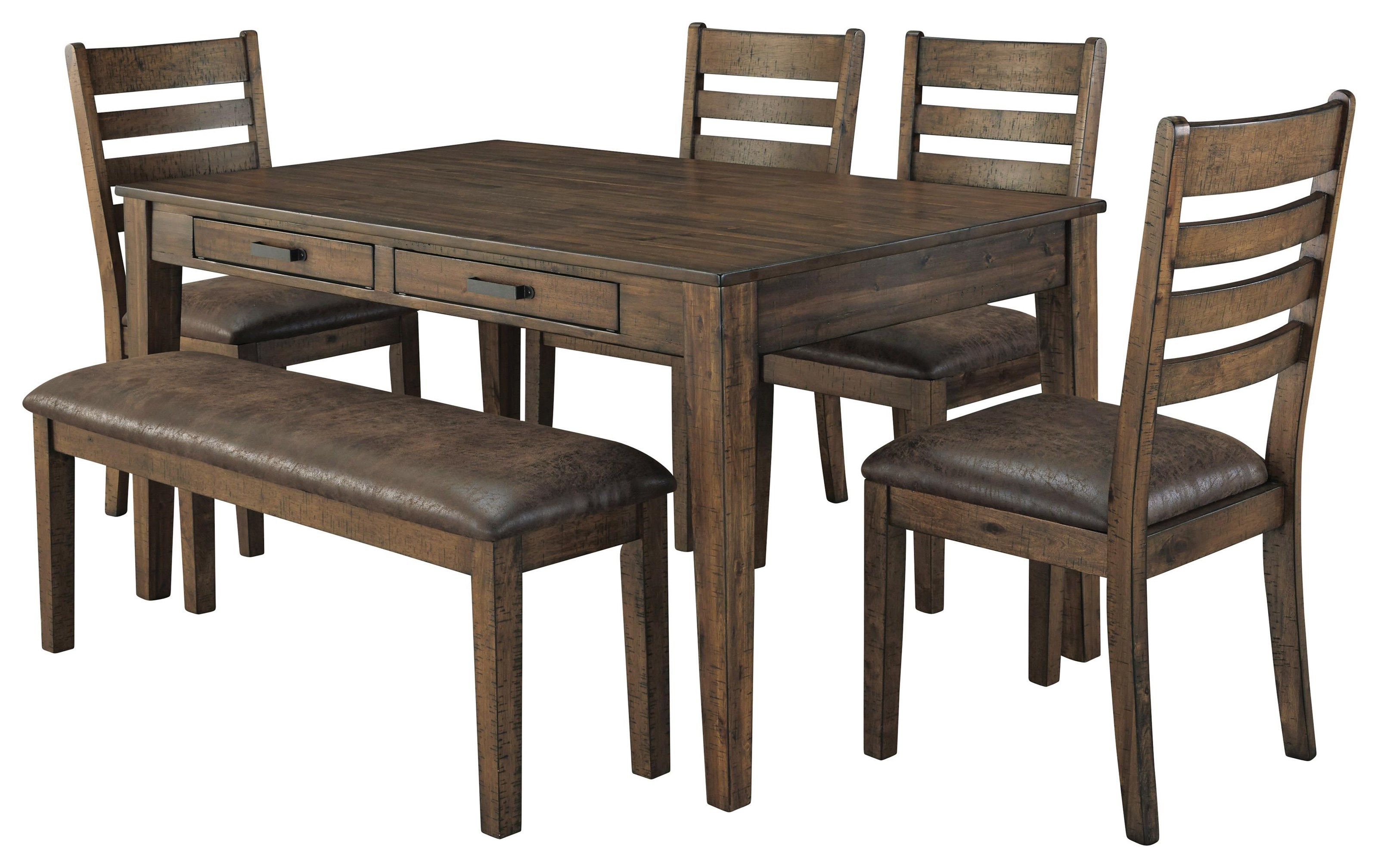 Ashley Furniture Royard D765 25 4x01 00 6 Piece Rectangular Dining
