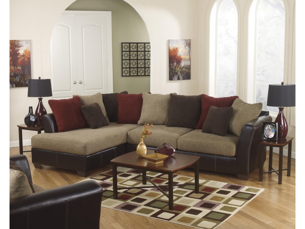 Ashley Furniture 2 Piece Sectional ashley furniture sanya - mocha 2-piece sectional with left chaise Ashley Furniture 2 Piece Sectional ashley furniture sanya - mocha 2-piece sectional with left chaise