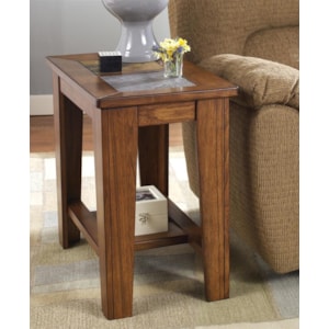 Signature Design Toscana Chairside End Table Fisher Home Furnishings End Tables