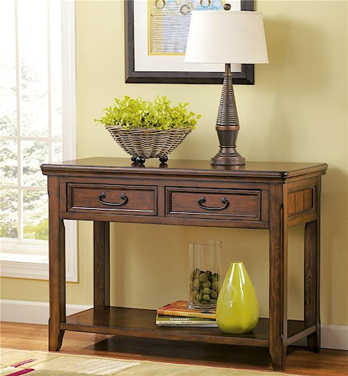 Ashley Signature Design Woodboro Sofa Table - Rooms and Rest - Sofa Table
