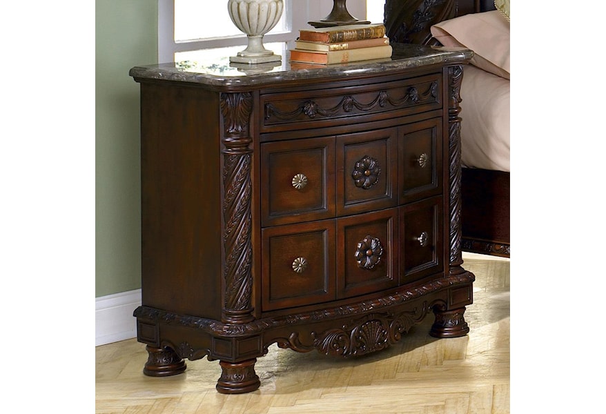 Millennium By Ashley North Shore B553 193 Nightstand With Half