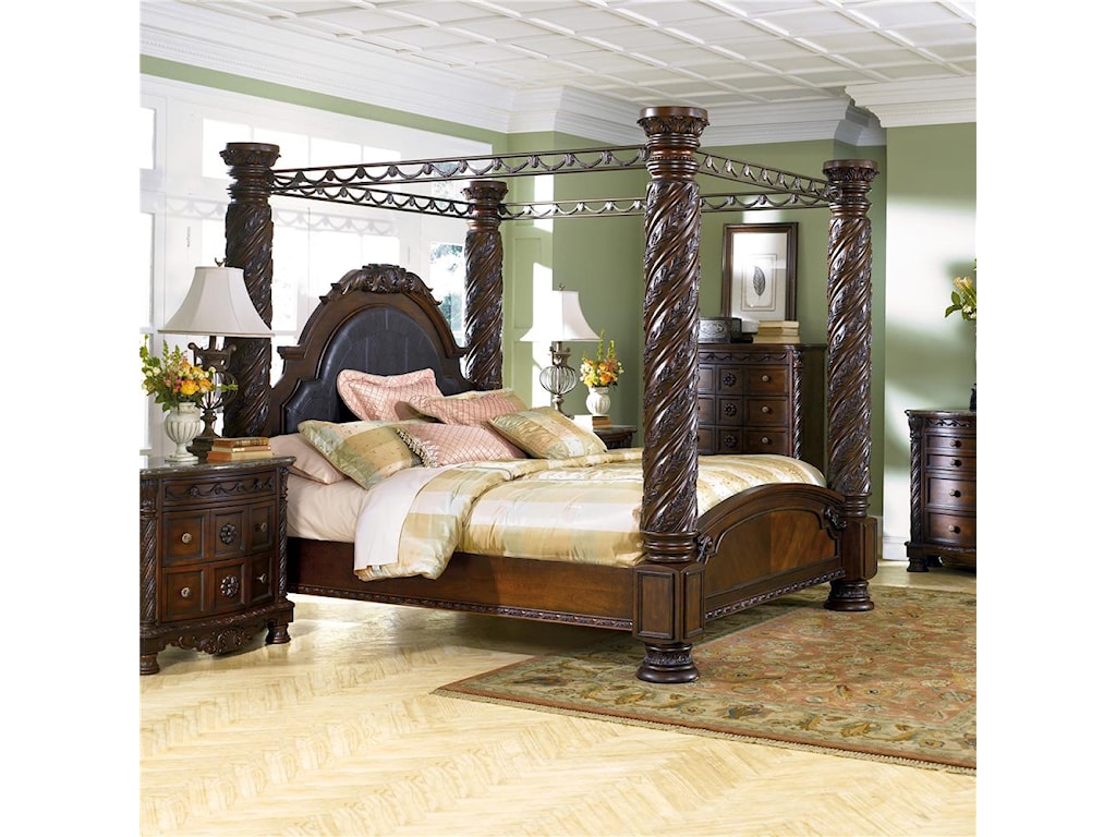 Millennium North Shore King Canopy Bed | Royal Furniture | Canopy Beds
