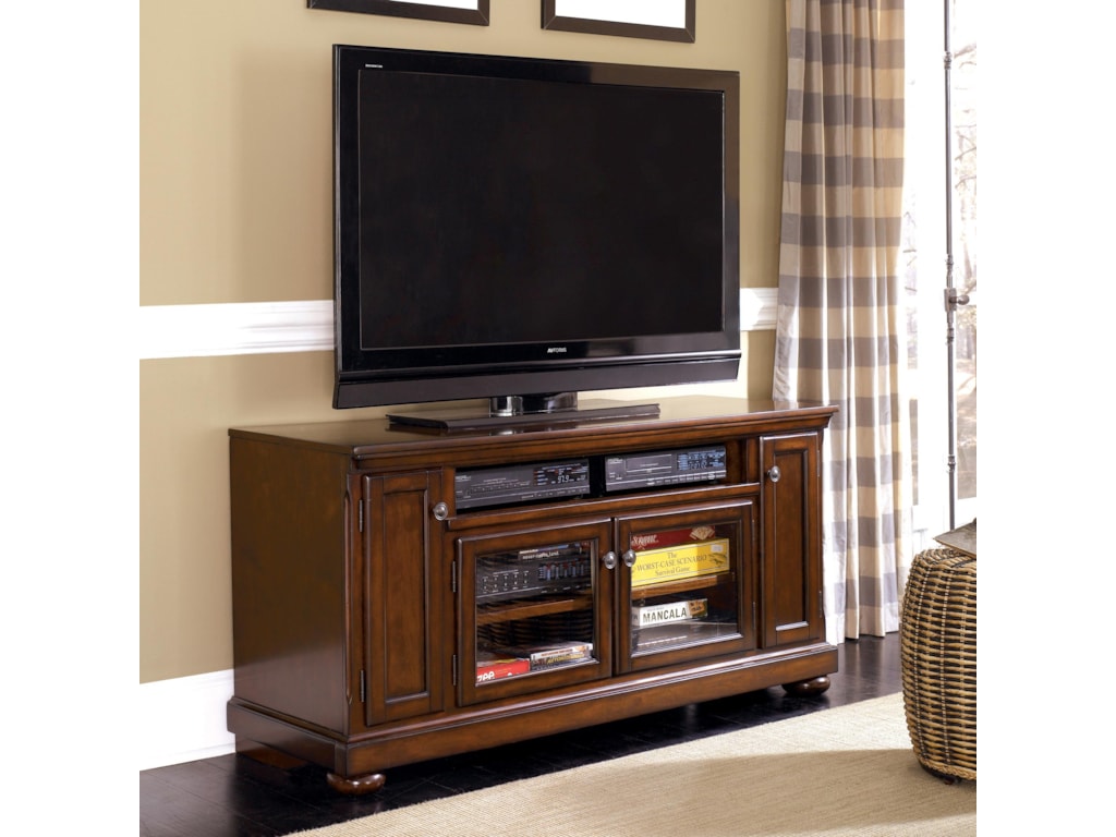 Millennium Porter Transitional Cherry 60 Large Tv Stand Value Millennium Porterlarge Tv Stand