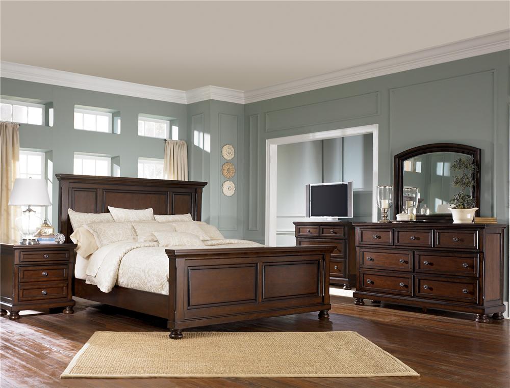 Ashley Furniture Porter House 7 Drawer Dresser Mirror Combo