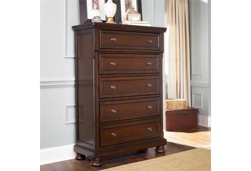 Ashley Furniture Porter House B697 46 5 Drawer Chest Furniture And Appliancemart Drawer Chests
