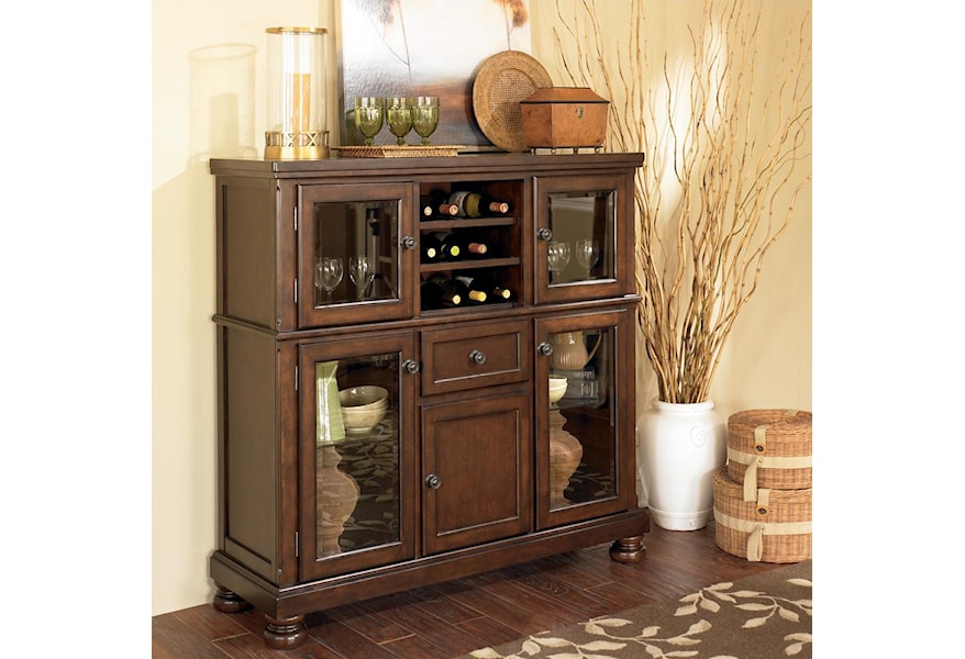 Ashley Furniture Porter Server With Storage Cabinet Rife S Home