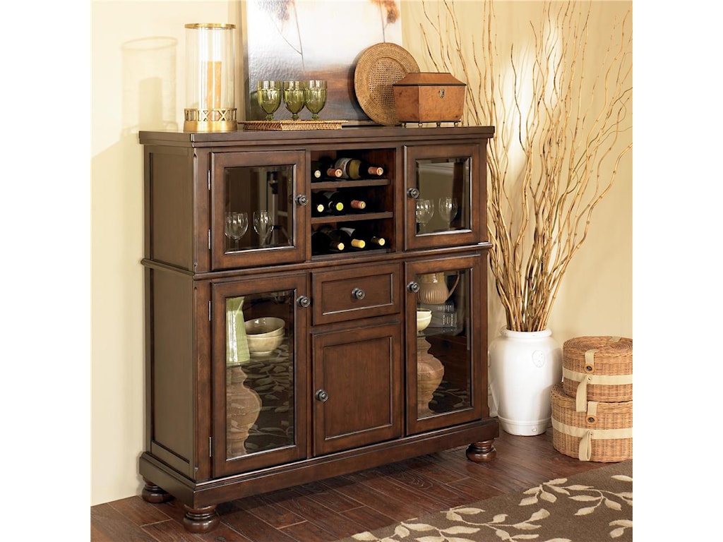 Ashley Furniture Porter Server With Storage Cabinet Wayside