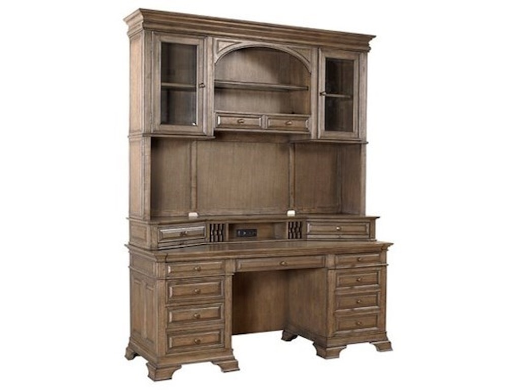 Aspenhome Arcadia 72 Credenza And Hutch With Led Touch Lighting Aspenhome Arcadia72