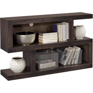 Aspenhome Avery Loft Contemporary Sofa Table With Extra Shelf Space Walker S Furniture Sofa Tables Consoles