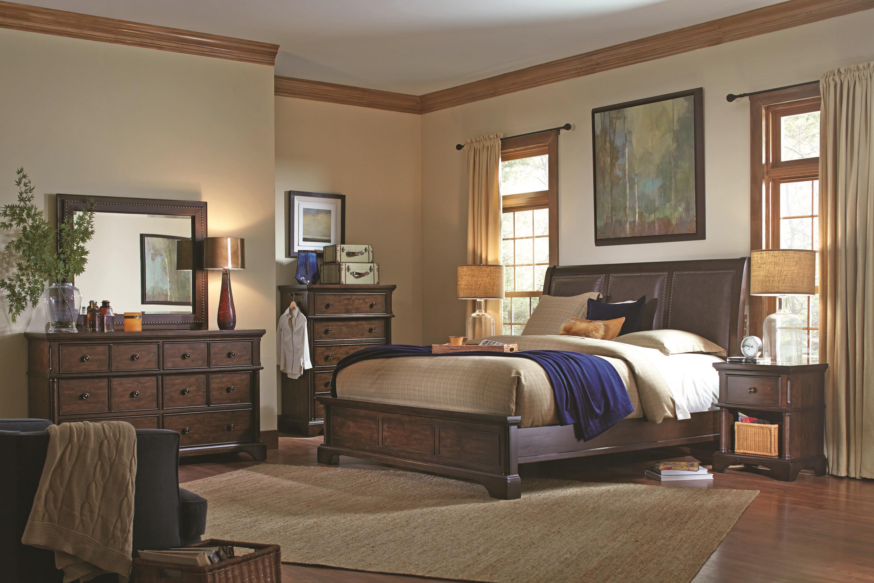 Aspenhome Bancroft Queen Bedroom Group Belfort Furniture