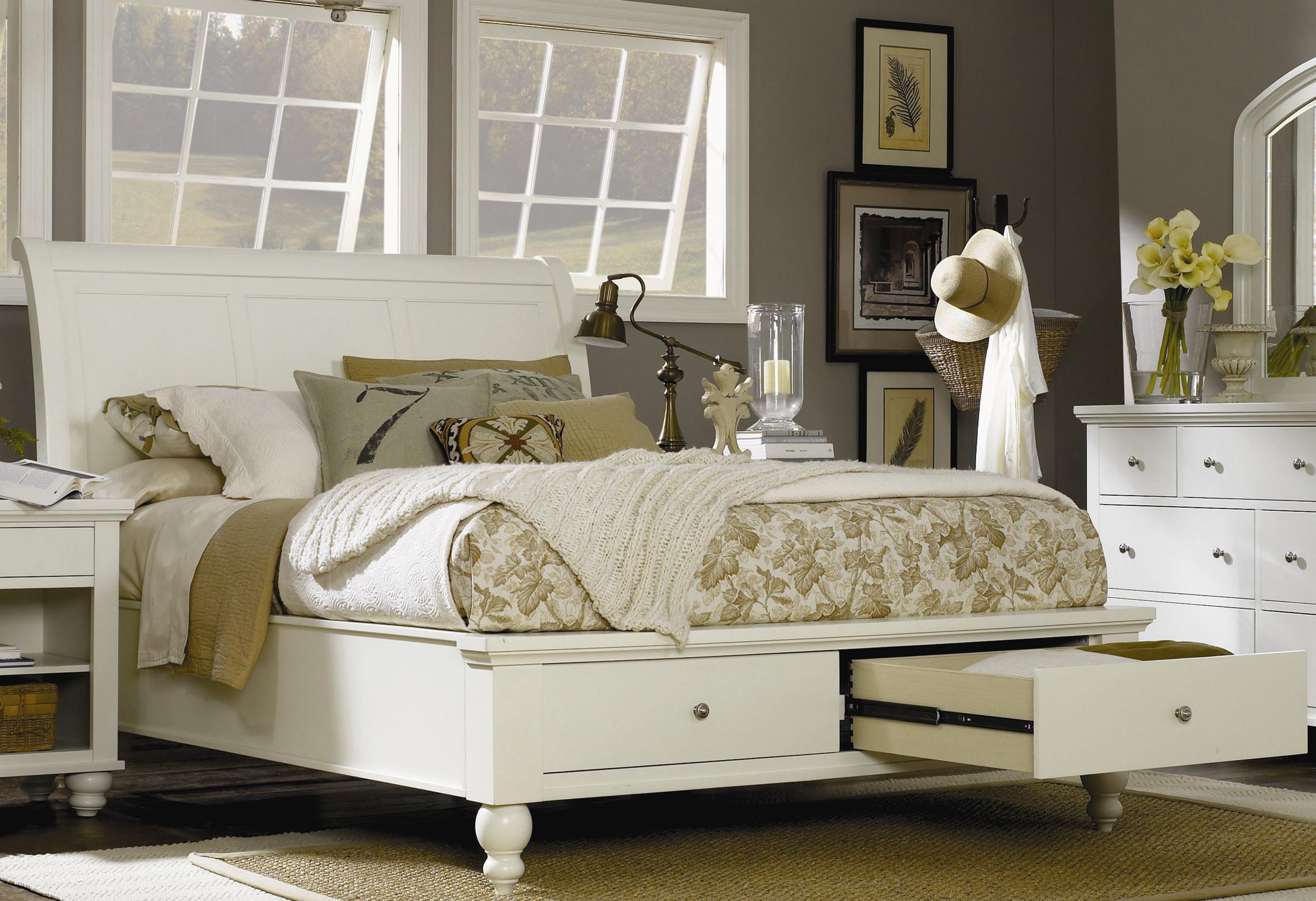 Aspenhome Cambridge Queen Sleigh Bed With Storage Drawers And Usb Ports Conlin S Furniture Sleigh Beds