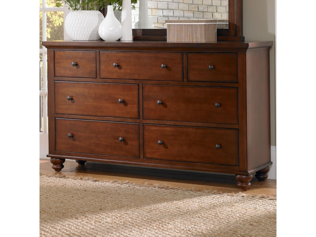 Aspenhome Cambridge7 Drawer Double Dresser