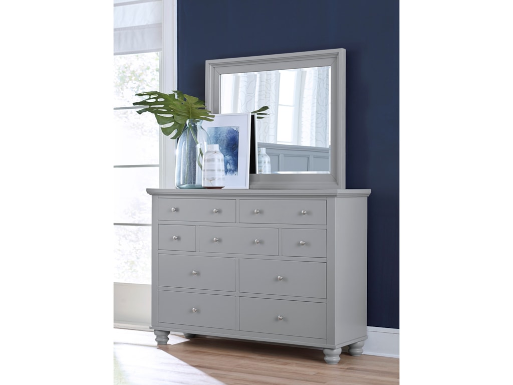 Aspenhome CambridgeChesser & Mirror Combo